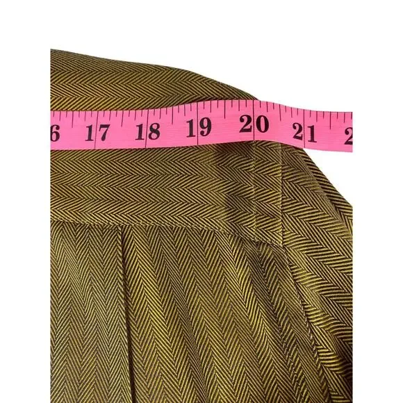 Brioni Sport Italy Olive Herringbone Cotton Shirt Mens M Luxury Classic Fit - Picture 8 of 10